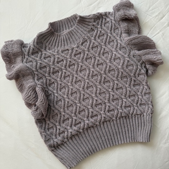 Lilac Knit Top - Picture 1 of 3